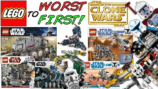 LEGO Worst To First | ALL LEGO Star Wars The Clone Wars Sets!