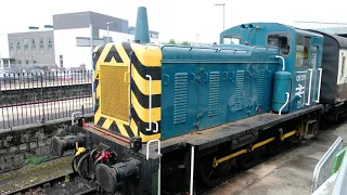 BR Class 03 diesel shunting locomotive at Paignton, Devon, England, UK.
