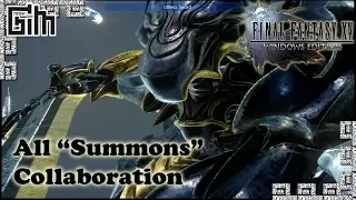 FFXV - All "Summons" Collaboration during Final Battle - Final Fantasy XV [Windows Edition] 1080p