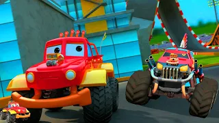 Clash Of Giants Animated Cartoon Videos For Kids by Monster Truck Dan