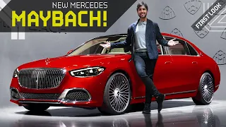2021 S-Class Maybach V12! New Mercedes Flagship first look!