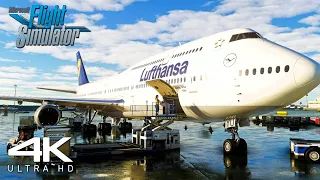 Microsoft Flight Simulator ULTRA REALISM : 4K Graphics | Boeing 747 | Full Flight To Toronto | MSFS
