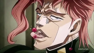 Jojo’s Bizarre Adventures Stardust Crusaders Kakyoin cherry lick (english dub)