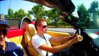 Driving a Ferrari 360 Spider