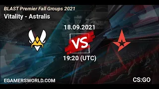 🔴[ENG] Vitality vs Astralis IEM Fall 2021