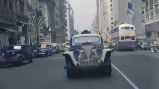 The Streets of New York 1942 [COLORED]