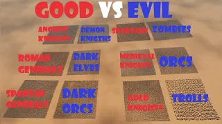 300,000 Good Army vs 896,000 Evil Army | 6vs6 | Ultimate Epic Battle Simulator 2