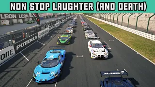 90 Cars Started This Race And Only About 5 Survived