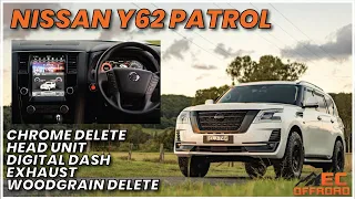 Y62 NISSAN PATROL - Chrome Delete, Woodgrain Delete, Digital Dash, Head Unit , Tow Pro