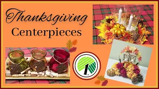 Thanksgiving Centerpieces DIY 🦃 DOLLAR TREE DIY 🦃 Thanksgiving Decor #dollartree #diy #thanksgiving