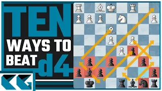 Top 10 Chess Openings for Black Against d4!