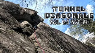 Via Tunnel Diagonale - Una grande classica di introduzione alla Val di Mello