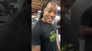 Rapper Ace Hood Spotted At LA Fitness ( Speak On Dj Khalid )