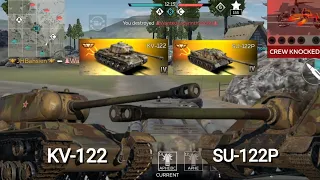 War thunder Mobile Platoon KV-122 | SU-122P