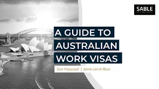 Webinar Replay: A guide to Australian work visas