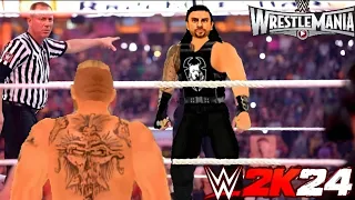Ending of wrestlemania 31 | Roman reigns vs Brock Lesnar for the World Heavyweight championship