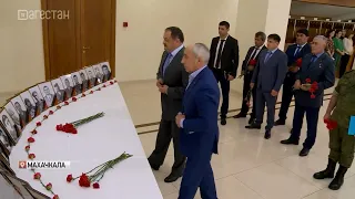 Глава Дагестана встретился с семьями военнослужащих, погибших во время спецоперации на Украине