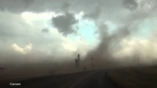 Ozthunder USA Storms - Gustnadoes, Haboob, Floydata - Jayton, Texas 23rd May 2013