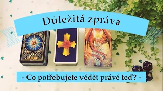 💌 Co potřebujete vědět právě teď? | Výklad + věštba ze symbolů + astro kostky