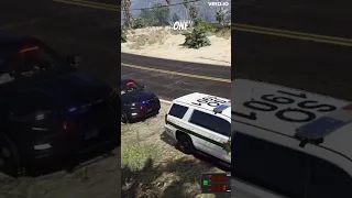 I got the sheriff speeding on radar - Pulled him over #shorts #fivem #gta5