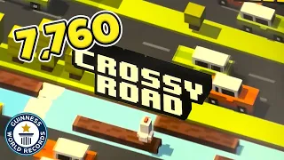 Crossy Road world record score!