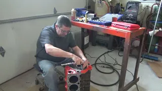 Old School 383 Stroker Block Prep   Part 1