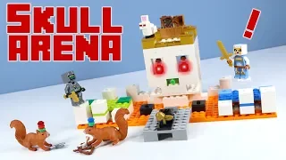 LEGO Minecraft The Skull Arena Set Stop Motion Review 2018