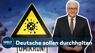 HEILIGABEND IM OMIKRON-SCHATTEN: Bundespräsident Steinmeier ruft Deutsche zum Zusammenhalt auf