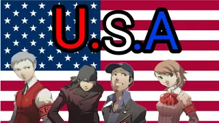 Persona 3 Parody characters goes on a trip to USA