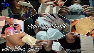 Мега хрустящий мел, поедание/eating crunchy chalk (edit:AS) #хруст #мелоежка #мел #asmr #chalk #асмр