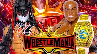 DEMON FINN BÁLOR VS BOBBY LASHLEY WRESTLEMANIA 35 INTERCONTINENTAL CHAMPIONSHIP ACTION FIGURE MATCH!