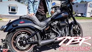 Two brothers racing 2 in 1 exhaust start up