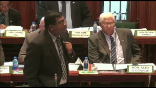 Fijian Minister for Education, Hon. Mahendra Reddy responds to question