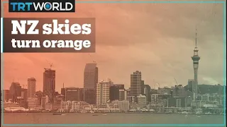 New Zealand skies turn orange from Australia's bushfire smoke