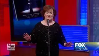 Susan Boyle on Fox And Friends singing 'Somewhere Over The Rainbow'