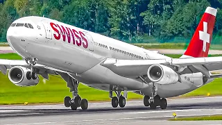 20 MINS of Landings & Takeoffs at ZRH | Zurich Airport Plane Spotting