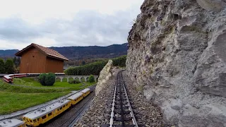 Führerstandsmitfahrt Schöneggbahn 2020, Cab ride, Garden Train, Switzerland 2020 Brusio & Zahnrad