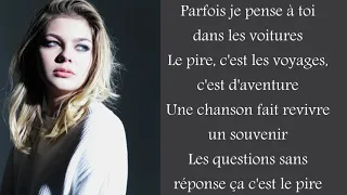 Louane - Si t'étais là (paroles)