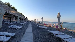 🌴ЛАЗАРЕВСКОЕ СОЧИ. 08.08.2020.Субботнее утро на пляже "Лазаурный" Причал!