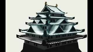 Blender 2.8 - [Tutorial] Easy Japanese Fortress