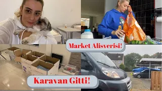 Bu Evde Son Gecemiz! Market Alisverisi! Karavani Parka Goturduk!#hollandadanatesailesi