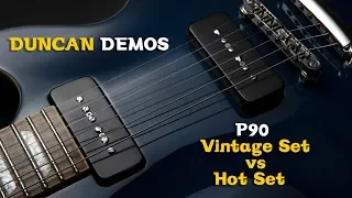 P90 Vintage and P90 Hot Pickup Comparison | Duncan Demos