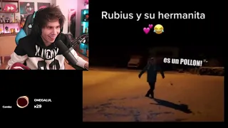 RUBIUS Reacciona a "Rubius y su Hermanita"