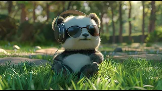 Lo-fi music Hip-hop. LoFi Panda - Enjoying a Relaxing Morning