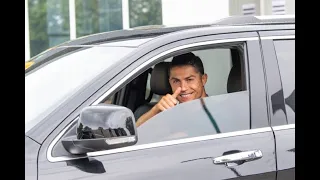 Cristiano Ronaldo & Juventus Players Arrive At Training