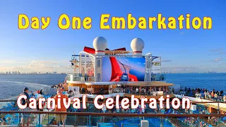 Day One: Embarkation * Carnival Celebration * Miami Scenery * Welcome Party