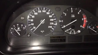 BMW e39 520d cold start -12,5