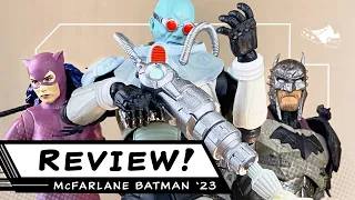 McFarlane MR FREEZE, BATMAN Gladiator + CATWOMAN Review | DC Multiverse