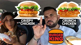 🍔 PROVO I CRISPY CHICKEN e CRUNCHICKEN di BurgerKing! Spettacolari!!! 🍔