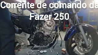 Corrente de comando da Fazer 250, Passo a passo profissional completo